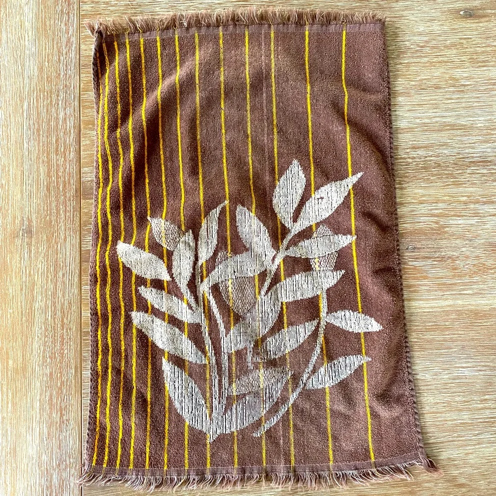 Vintage Midcentury Cotton Hand Towel